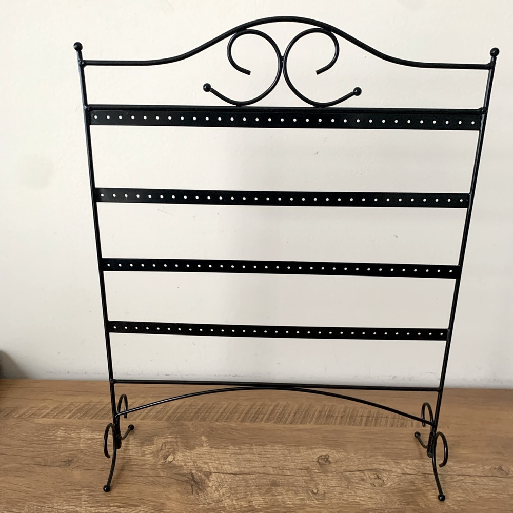 60 pair metal earring holder